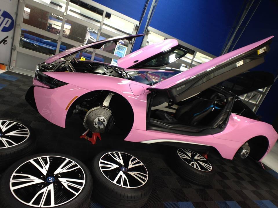 jeffree star BMW i8 coupe