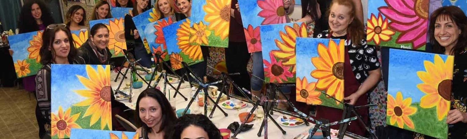 host a paint and sip party
