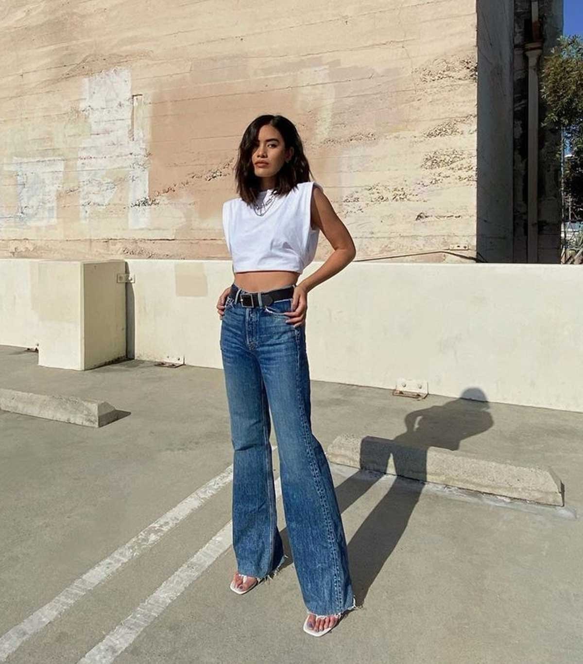 Wide-leg jeans 