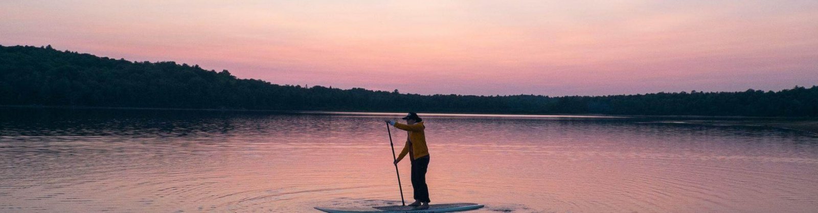 paddleboarding