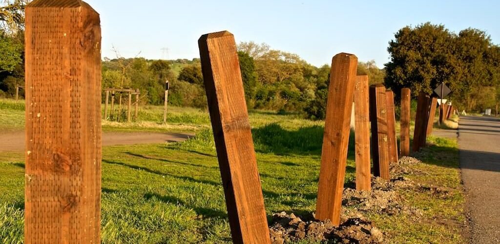 Can Landscape Timbers Be Used As Fence Posts
