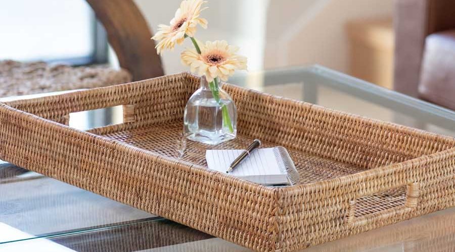 How Rattan Trays Can Help You Declutter Your Space