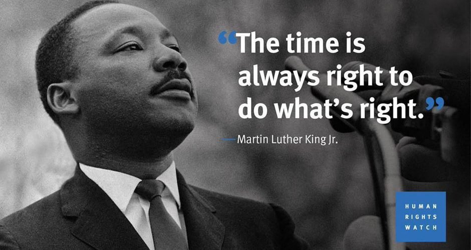 Lessons from Martin Luther King Jr.