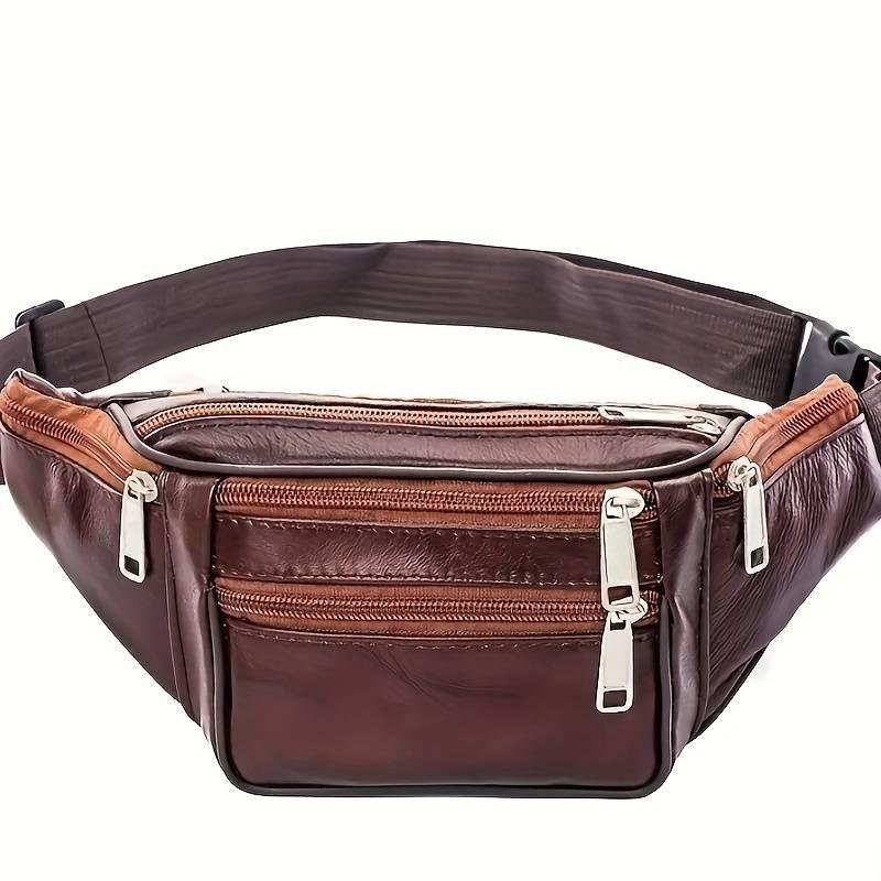 Exploring Your Men's Brown Leather Fanny Pack for Travel 2