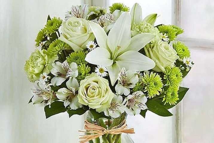 Green Flowers in Bouquets