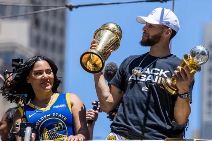 Ayesha and Stephen Curry
